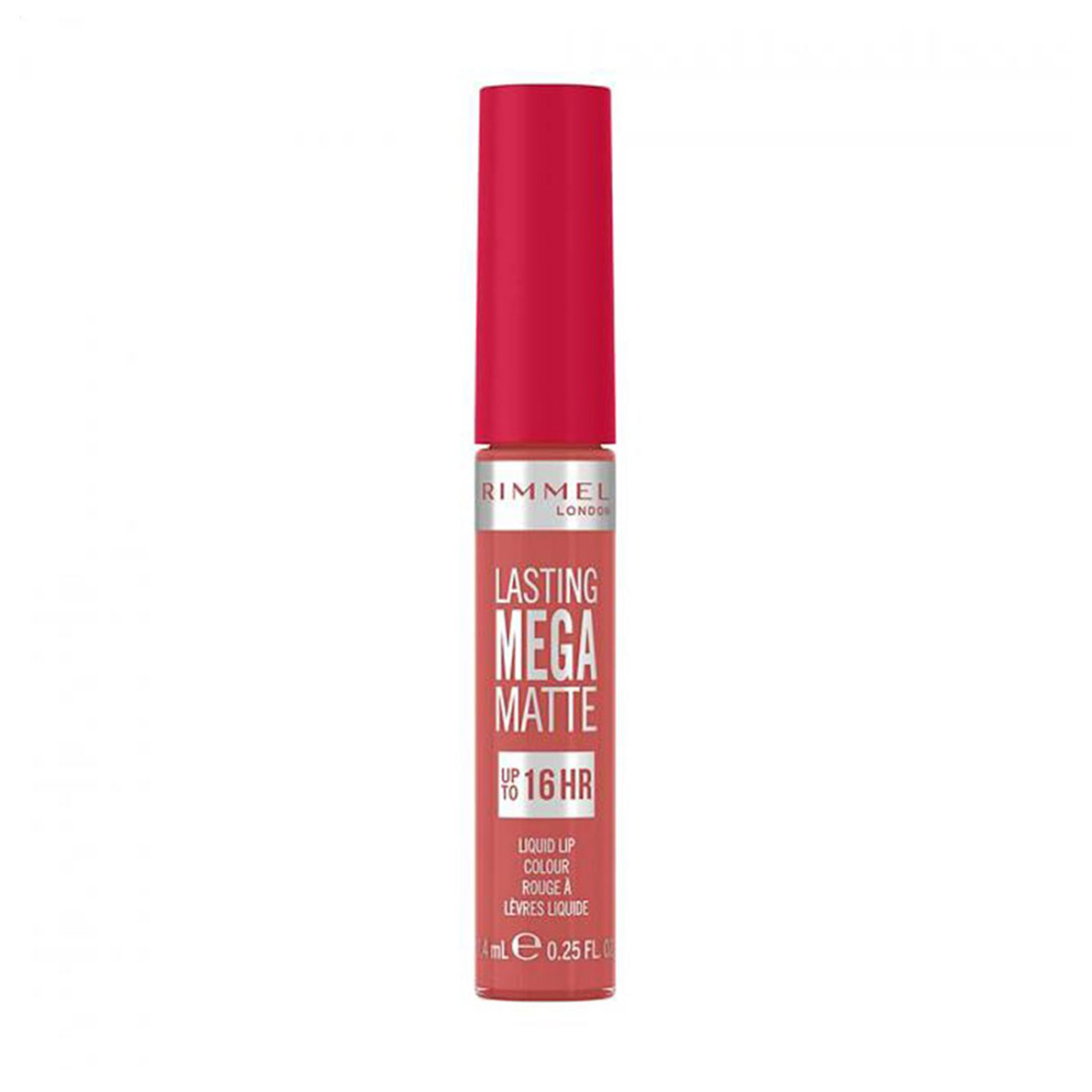 Рідка матова помада для губ Rimmel Lasting Mega Matte Liquid Lip Colour 600 Coral Sass, 7.4 мл